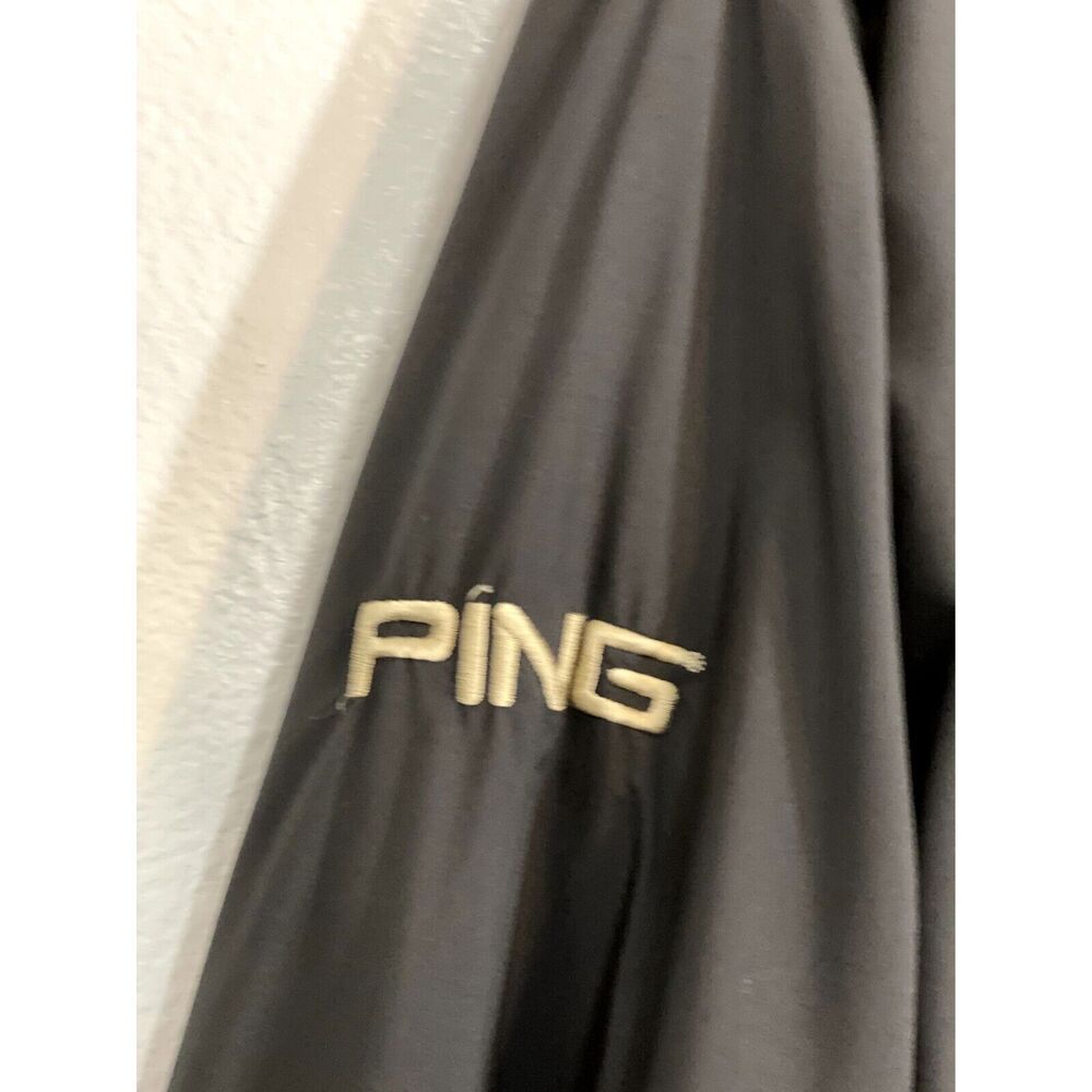 Ping Medium Windbreaker Pullover Pocket Golf Long… - image 6